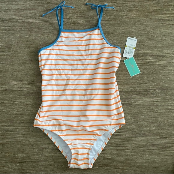 Copper Key Other - Copper Key Girl One Piece Stripe Swim